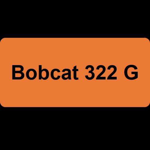 Bobcat 322 G